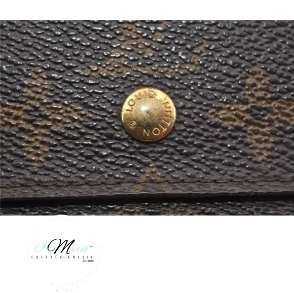 Authentic Louis Vuitton Monogram Porte Monnaie Billet Carte Credit - Picture 9 of 13